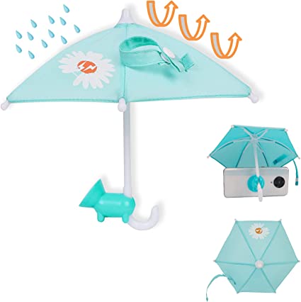 Mini umbrella mobile phone stand