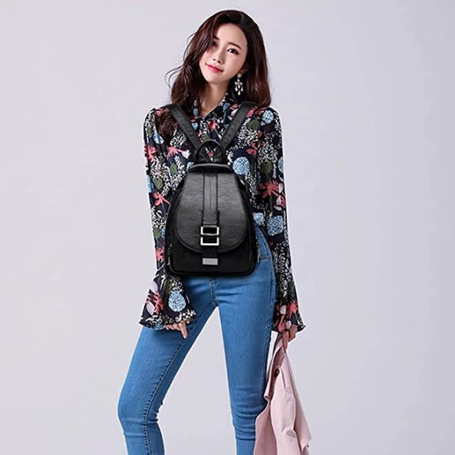 Women's Leather Backpack