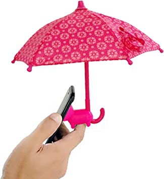 Mini umbrella mobile phone stand
