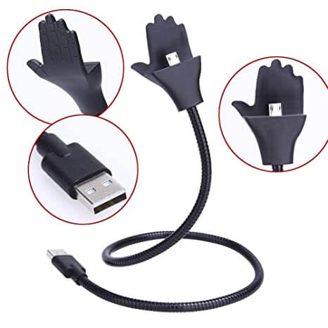 Versatile phone stand charging cable