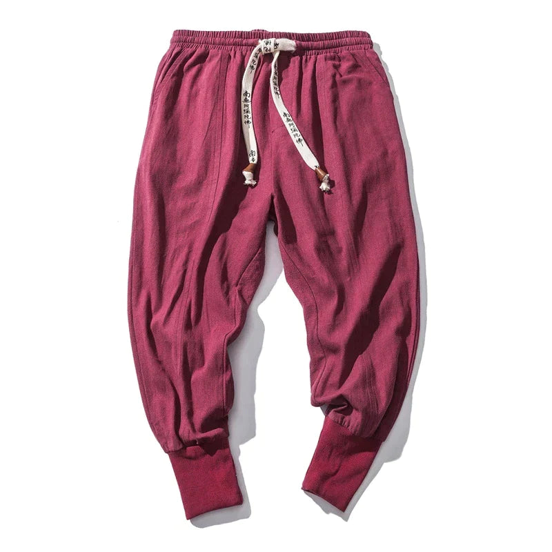 Cotton Linen Harem Pants