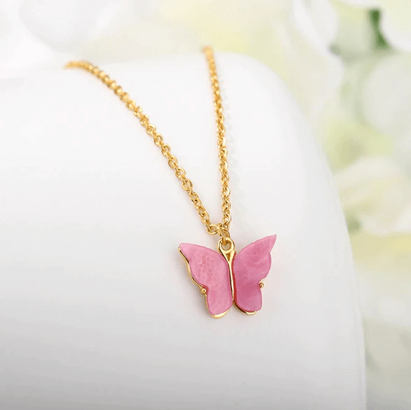 Butterfly Gold Necklace