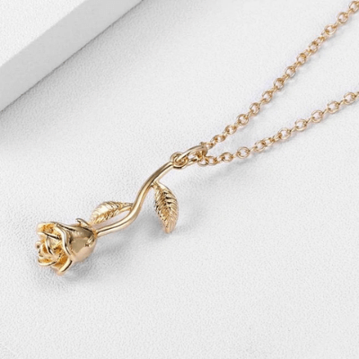 Rose Pendant Necklace