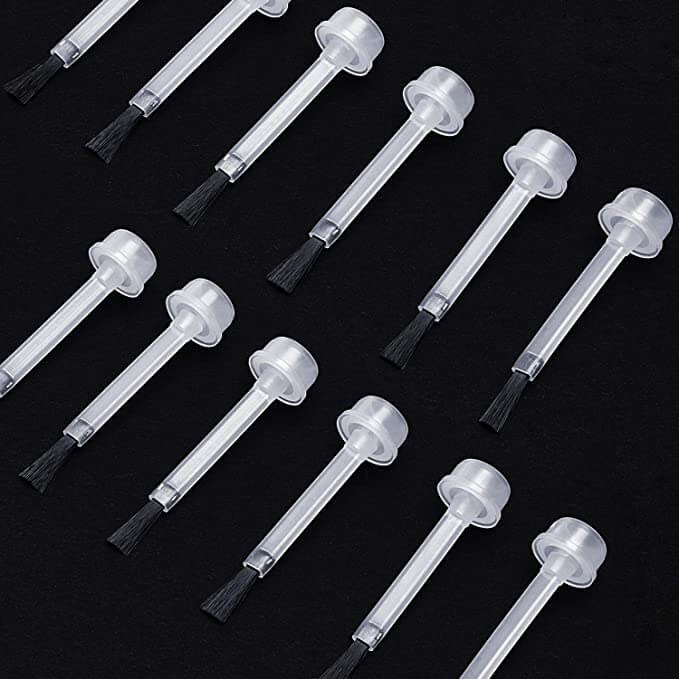 Replacement Nail Polish Applicator Brushes (100 Pieces/Set)