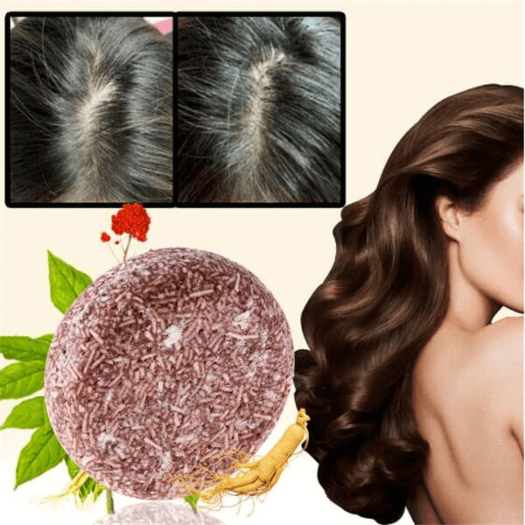 Organic Hair Darkening Soap