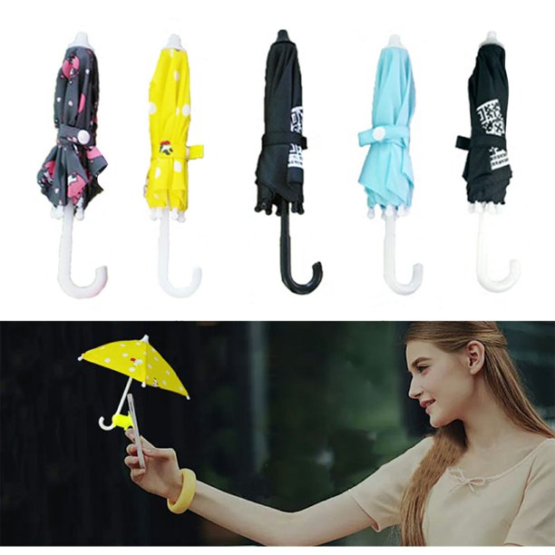 Mini umbrella mobile phone stand