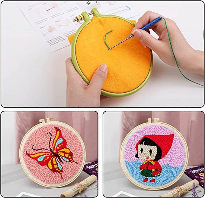 Embroidery needle set