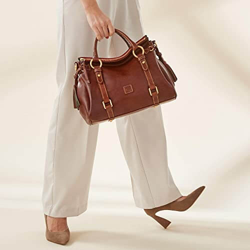 Soft leather ladies bag