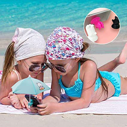 Mini umbrella mobile phone stand