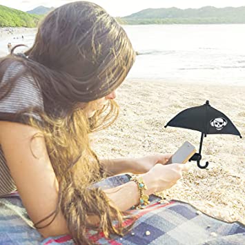 Mini umbrella mobile phone stand