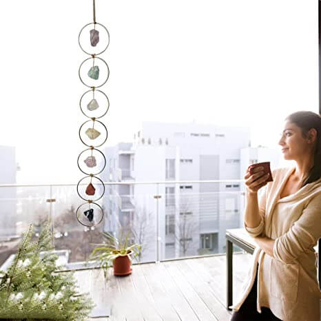 7 Chakra Gemstone Wall Decor