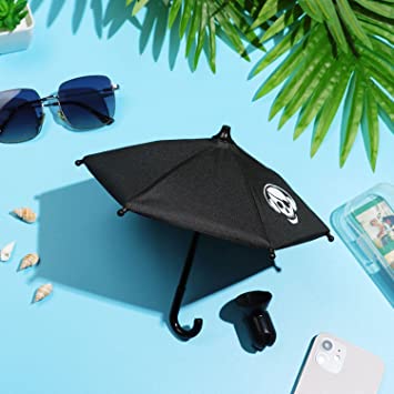Mini umbrella mobile phone stand