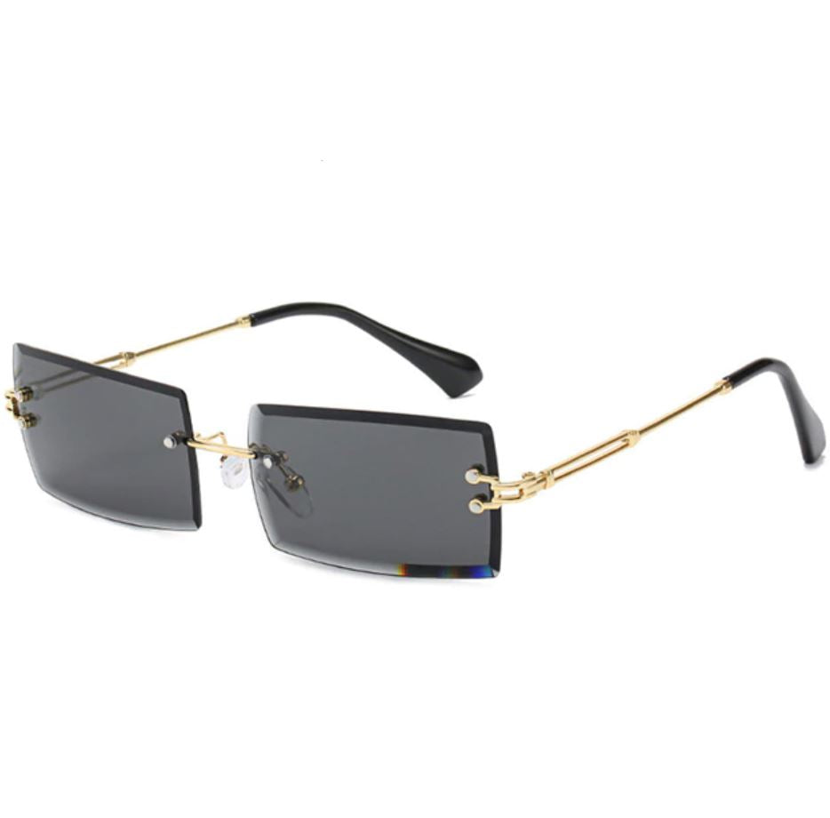 Urban Rimless Rectangular Sunglasses