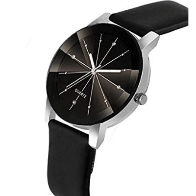 Quartz Men's Leather Watch