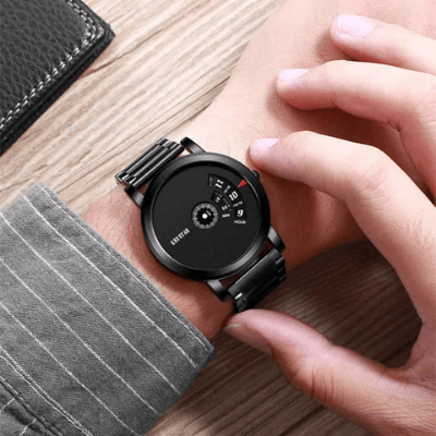 Unique men's timepiece