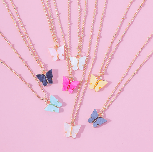 Butterfly Gold Necklace