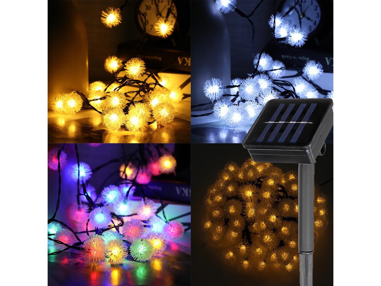 LED Sunflower Bulb String Lights