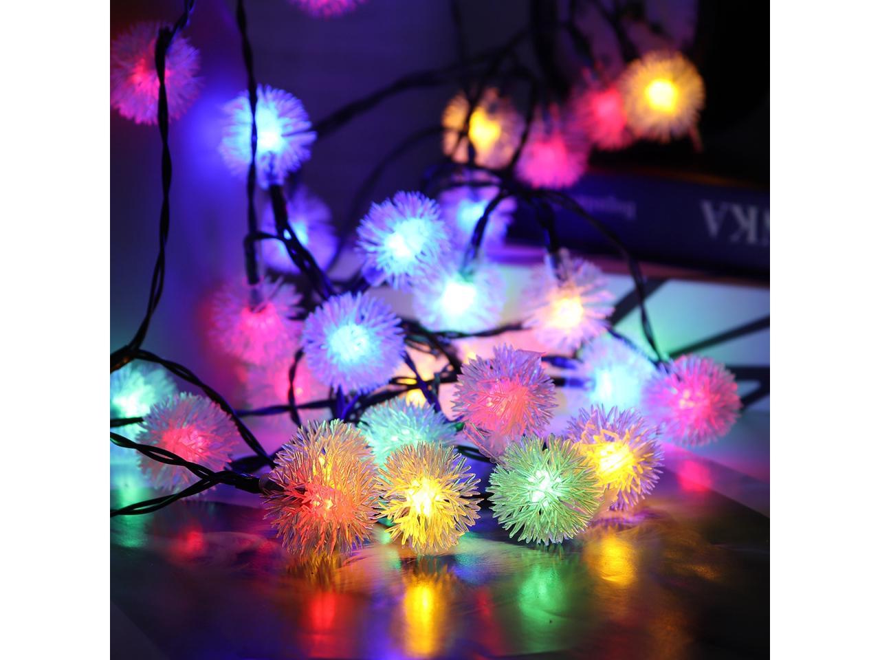 LED Sunflower Bulb String Lights