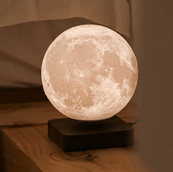 Floating moon night lamp