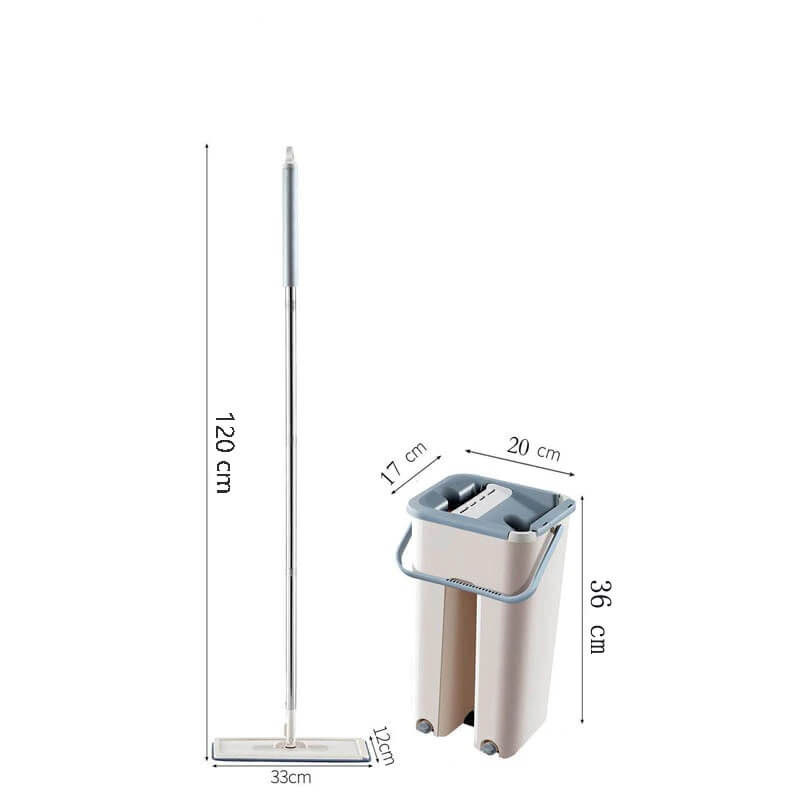 Microfiber floor mop