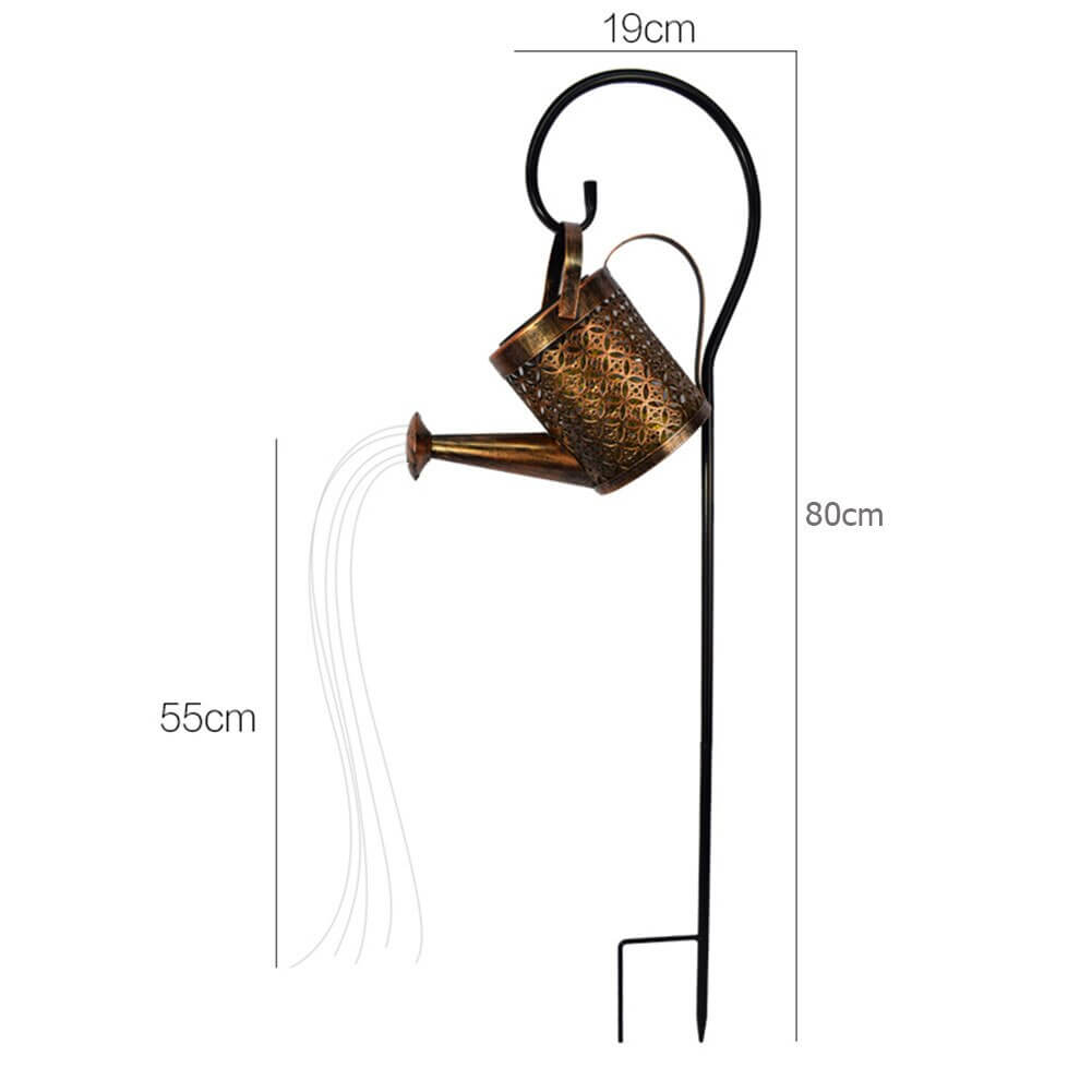 Solar Watering Can Lantern