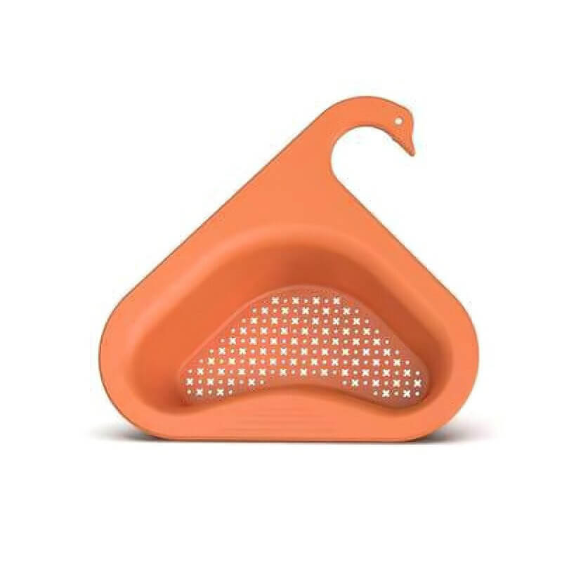 Hanging sink strainer