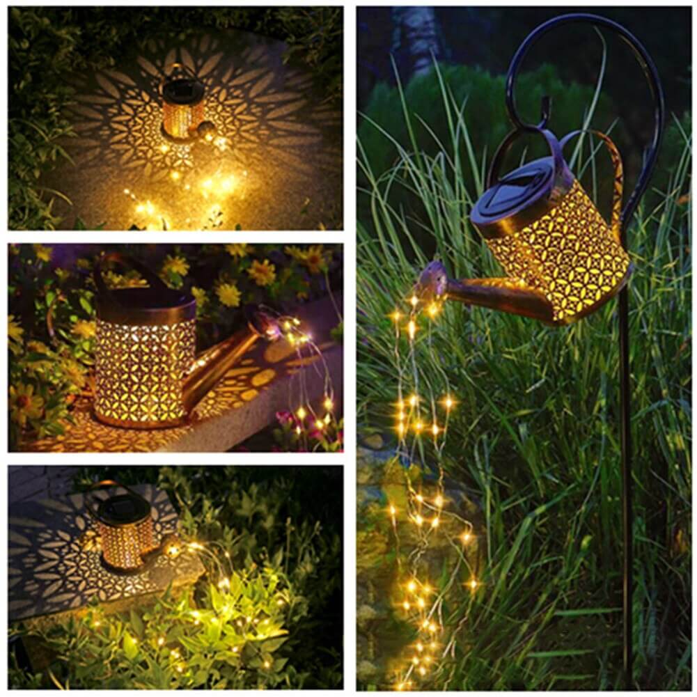 Solar Watering Can Lantern