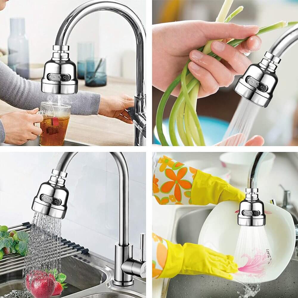 Swivel kitchen faucet