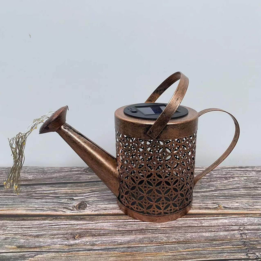 Solar Watering Can Lantern