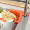 Hanging sink strainer