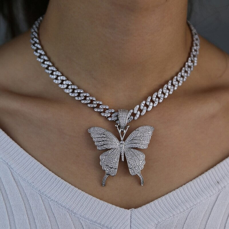 Butterfly Necklace Choker