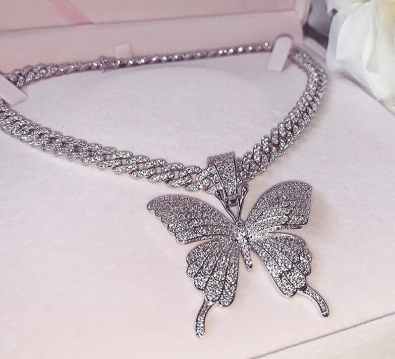 Sommerfugl Halskjede Choker