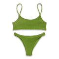 Bikini set with pleats