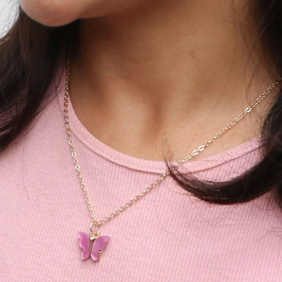 Butterfly Gold Necklace