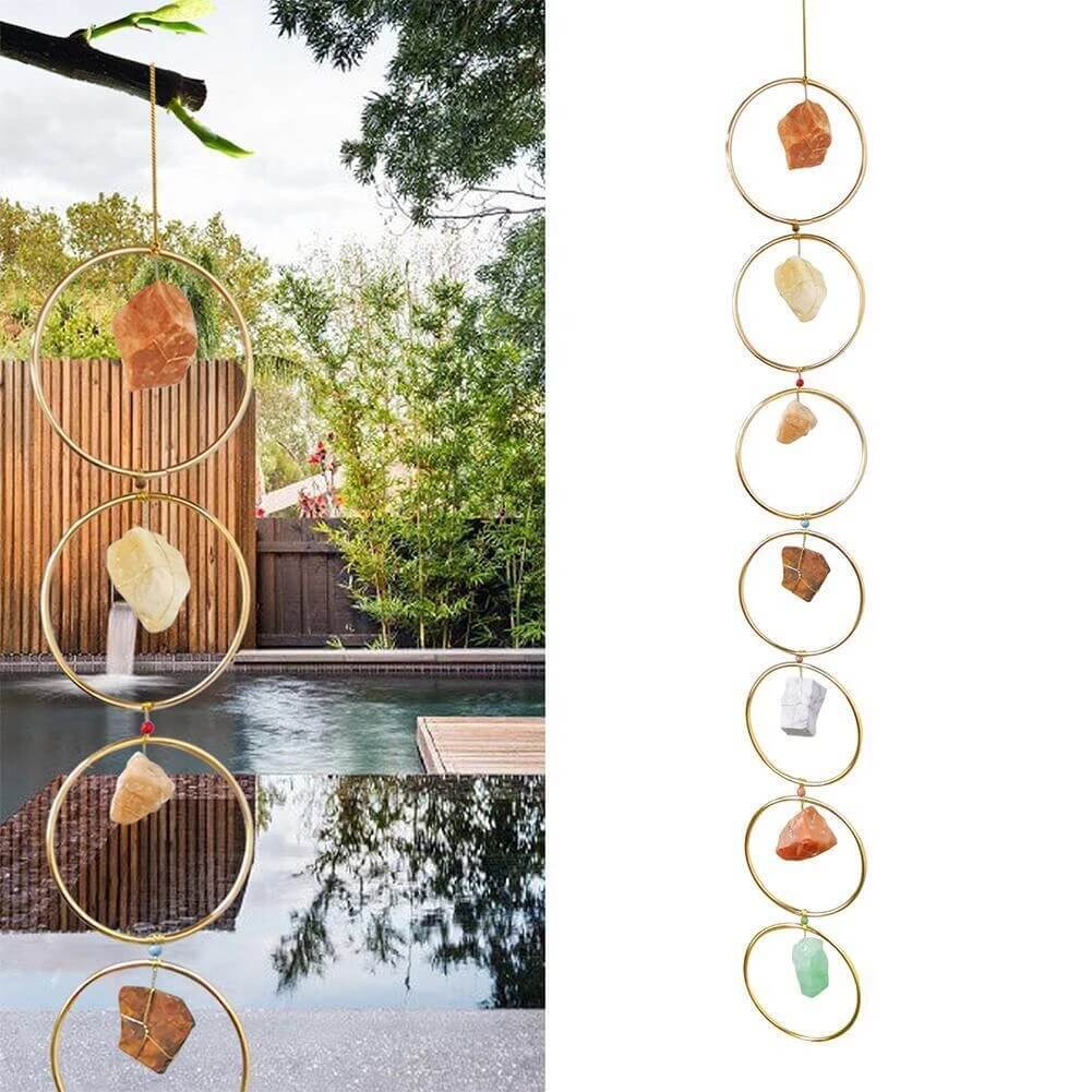 7 Chakra Gemstone Wall Decor