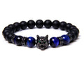 Wolf tiger eye perlearmbånd