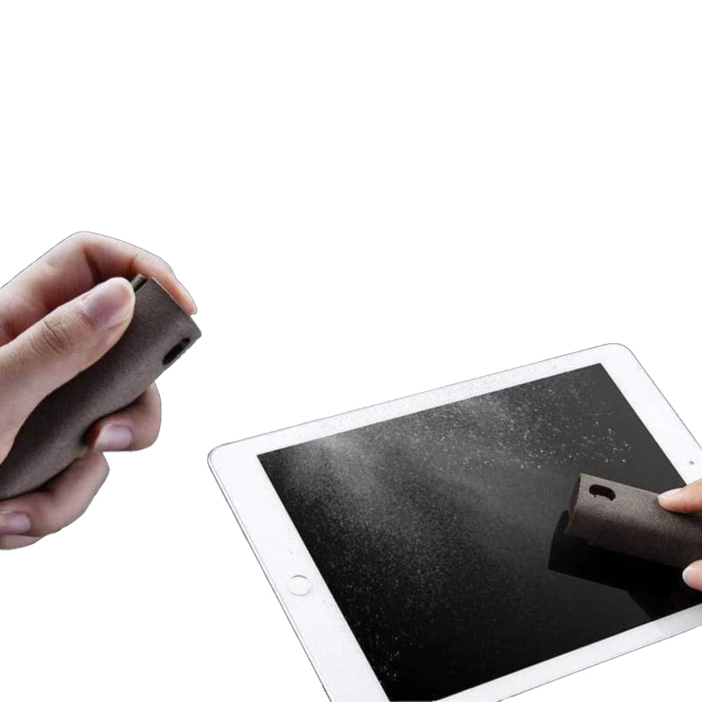 Portable fingerprint resistant screen cleaner