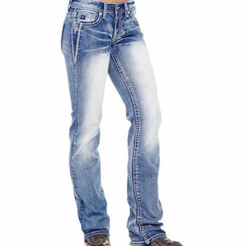 Denim Boot Cut Jeans