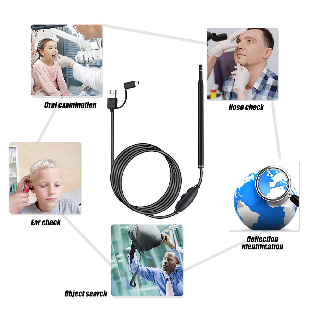 Live Ear Medicinal ear endoscope.