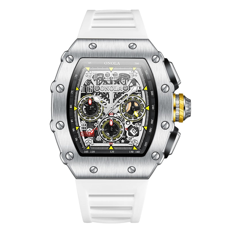 Men's Luminous Tonneau Watch