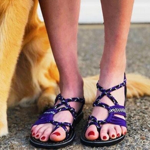 Casual Lace Up Beach Sandals