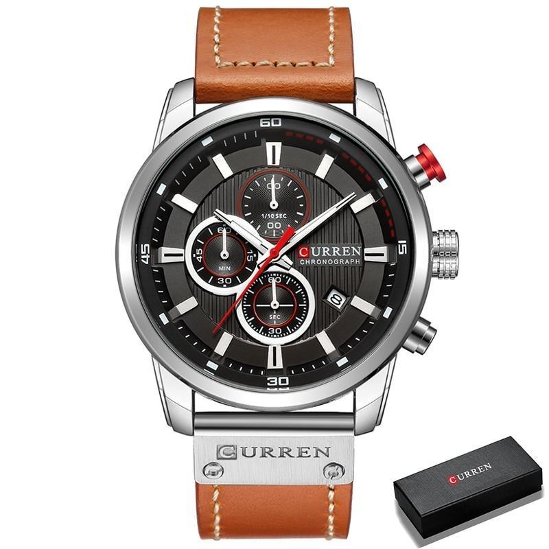CURREN kronograf armbåndsur for menn
