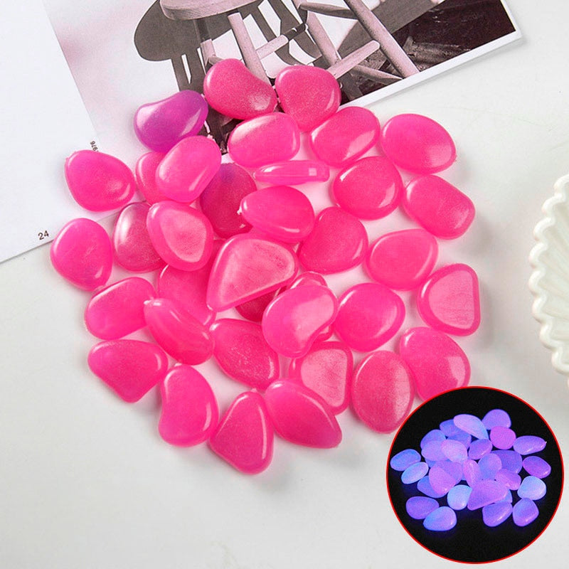 Glow in the Dark Garden Stones