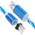 iGlow Glowing LED Magnetic 3 in 1 USB Charging Cable