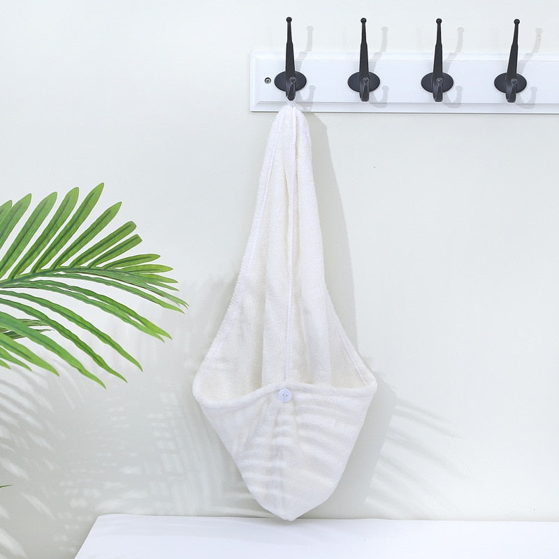 Microfiber Hair Towel (2 Pieces)
