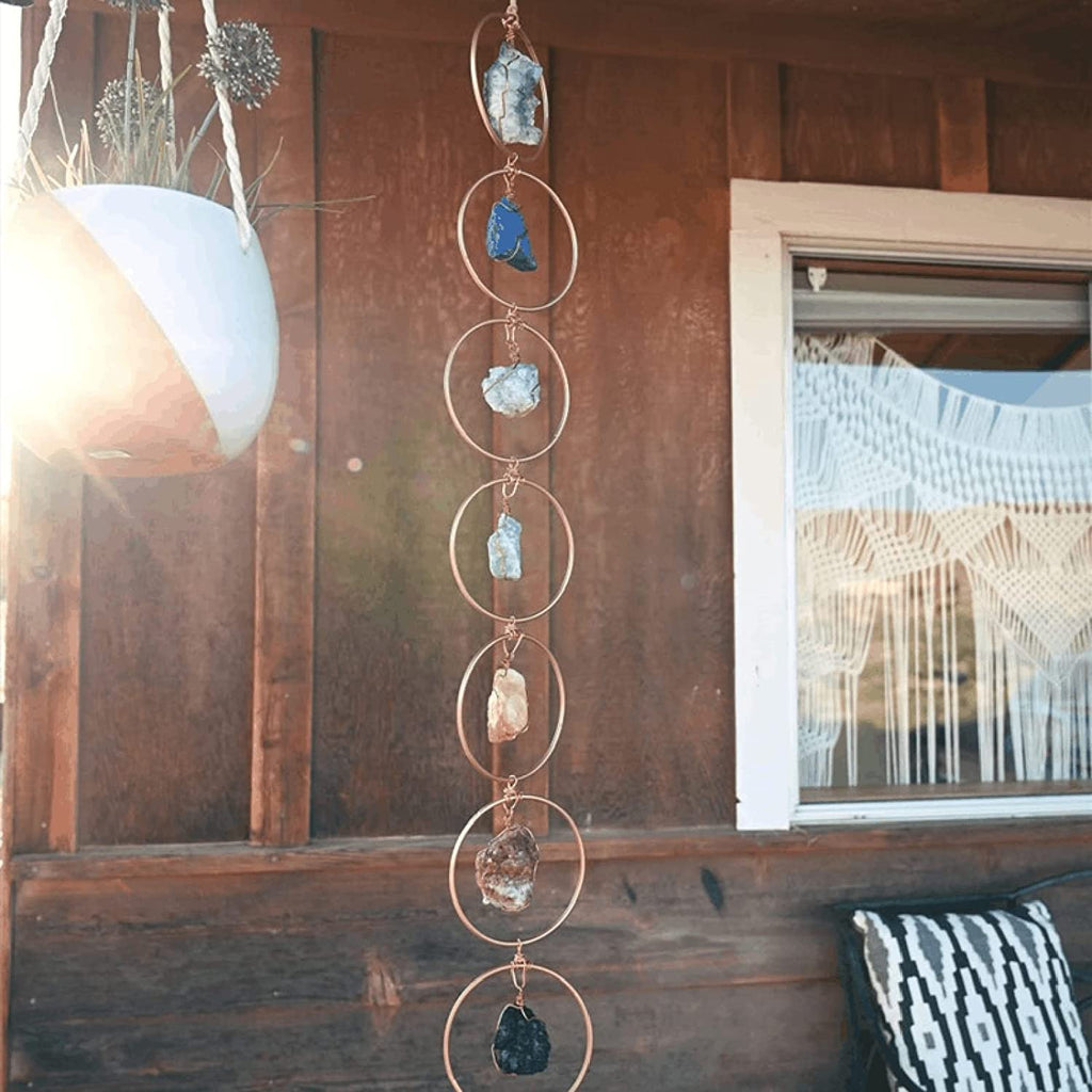 7 Chakra Gemstone Wall Decor