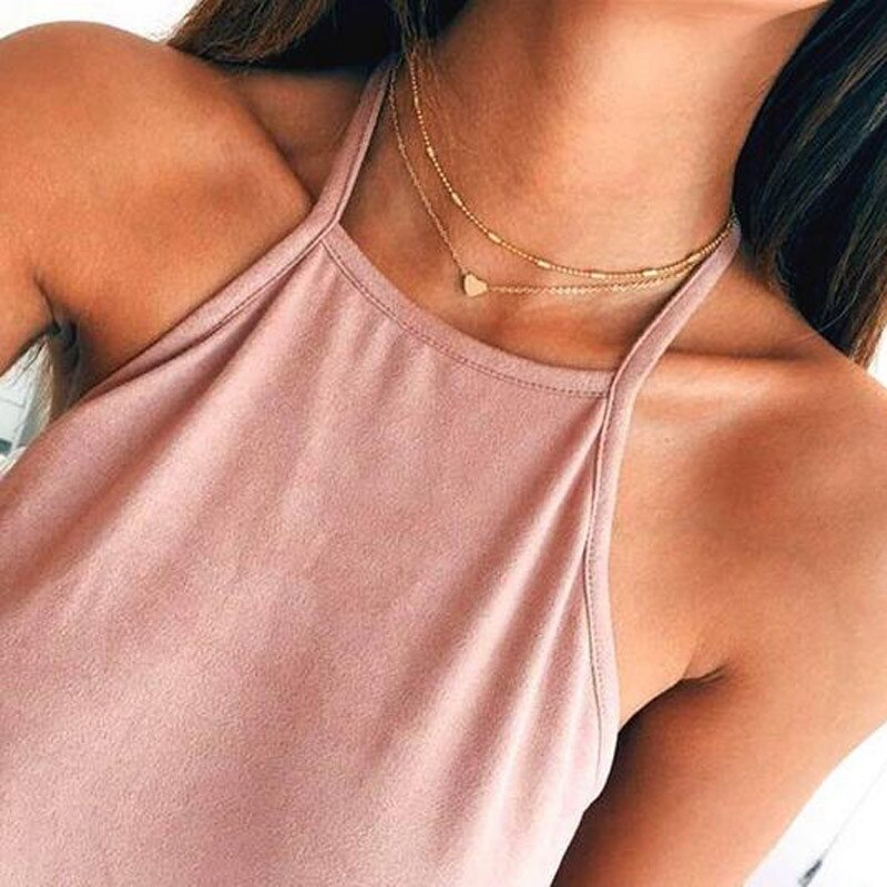 Heart Pendant Choker