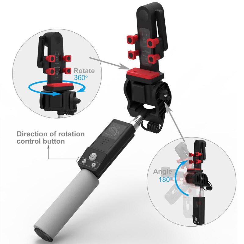 360° Rotation Selfie Stick