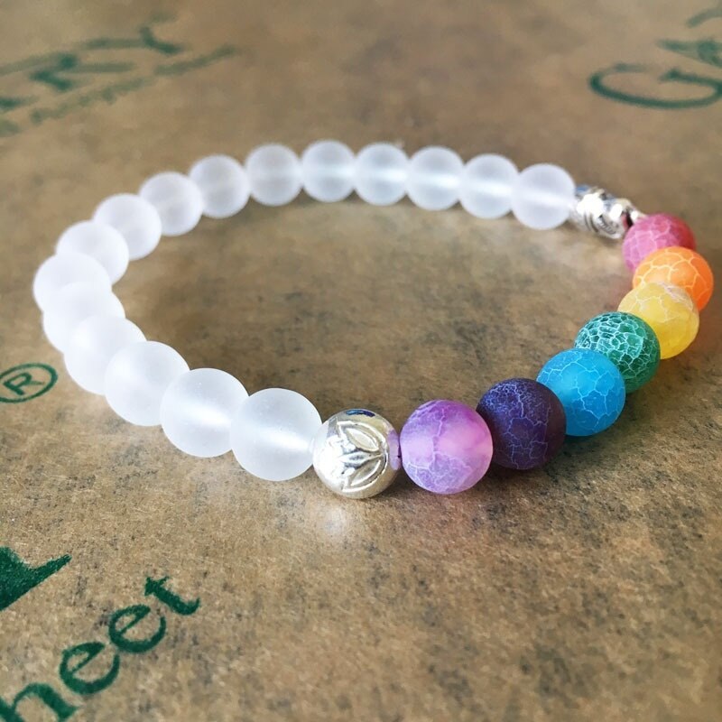 7 Chakra and Elephant Energy Bracelet