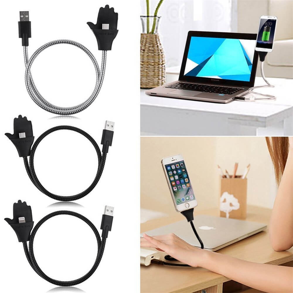 Versatile phone stand charging cable